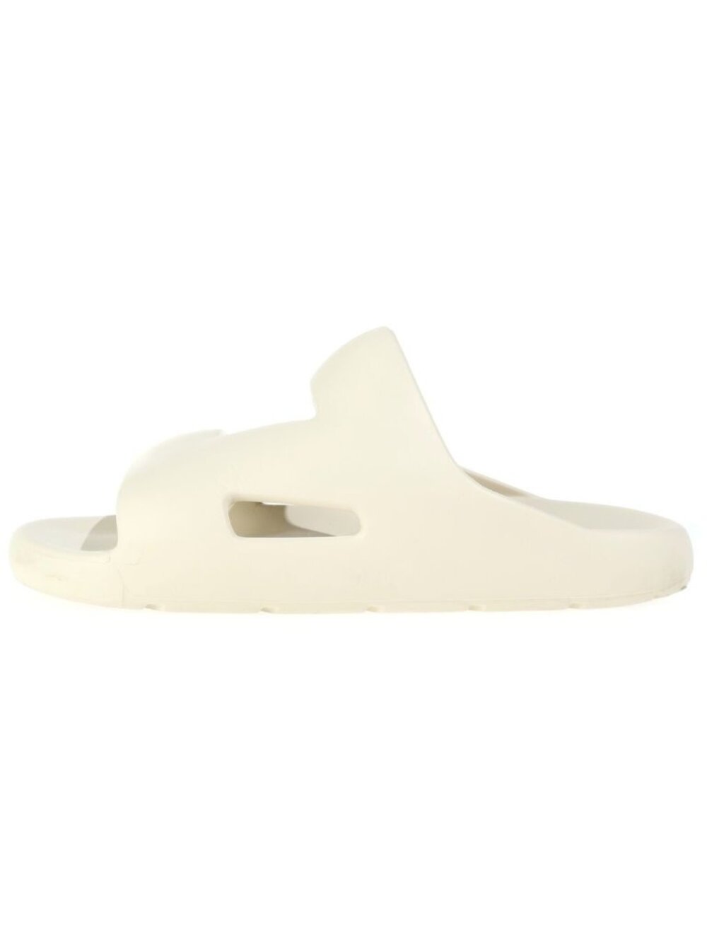 Bottega Veneta Rubber Slide Sandals White